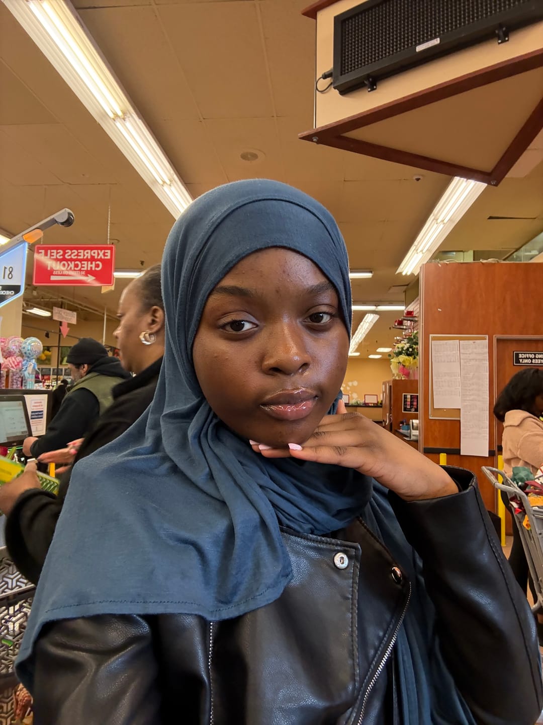 Customer photo review of Jersey Hijab - Twilight