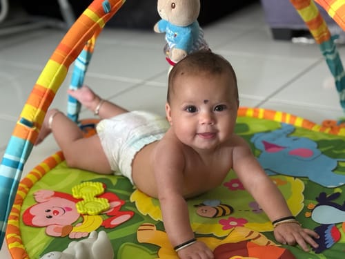 Customer photo review of Probiotic Eco Nappies Monthly Supply