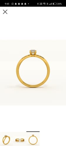 Customer photo review of Infinity Bond Lab-Grown Diamond + Gold Vermeil Ring | 0.29 carat