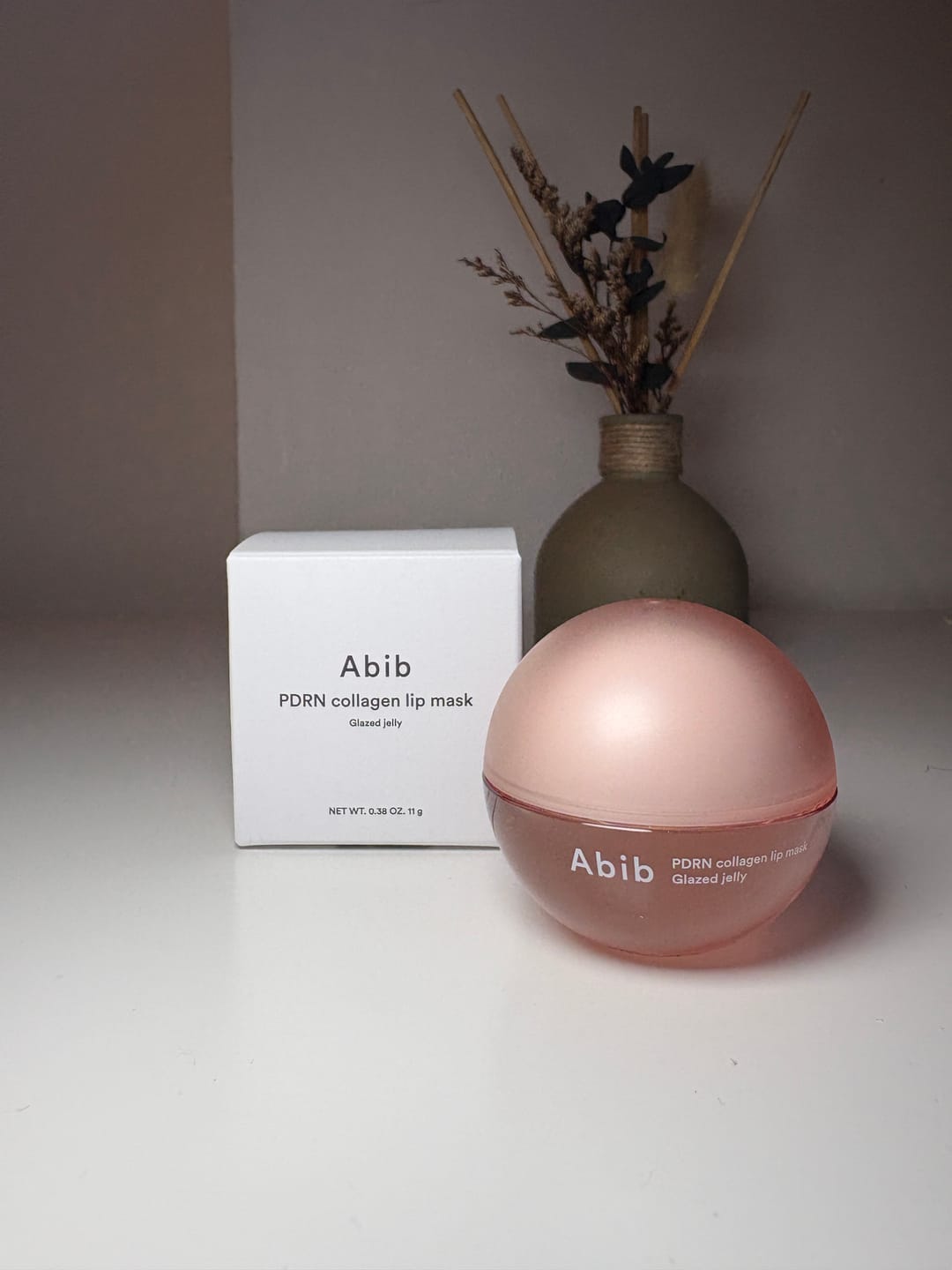 Customer photo review of PDRN Collagen Lip Mask Glazed Jelly