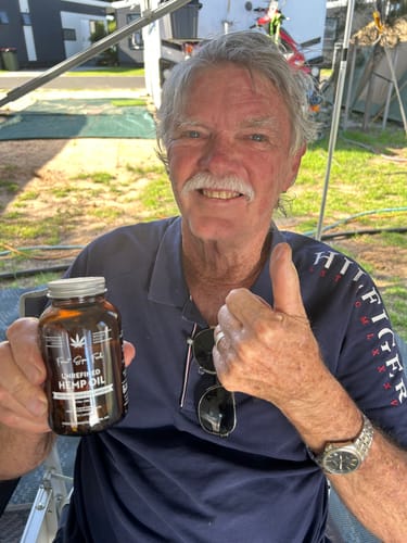 Customer photo review of Unfiltered Hemp Seed Oil Capsules