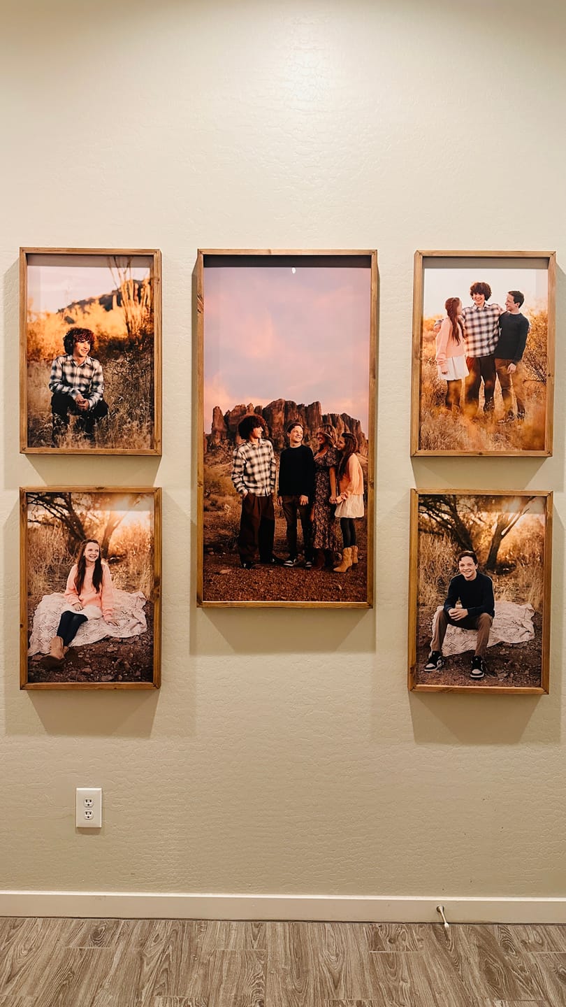 Customer photo review of Framed photo