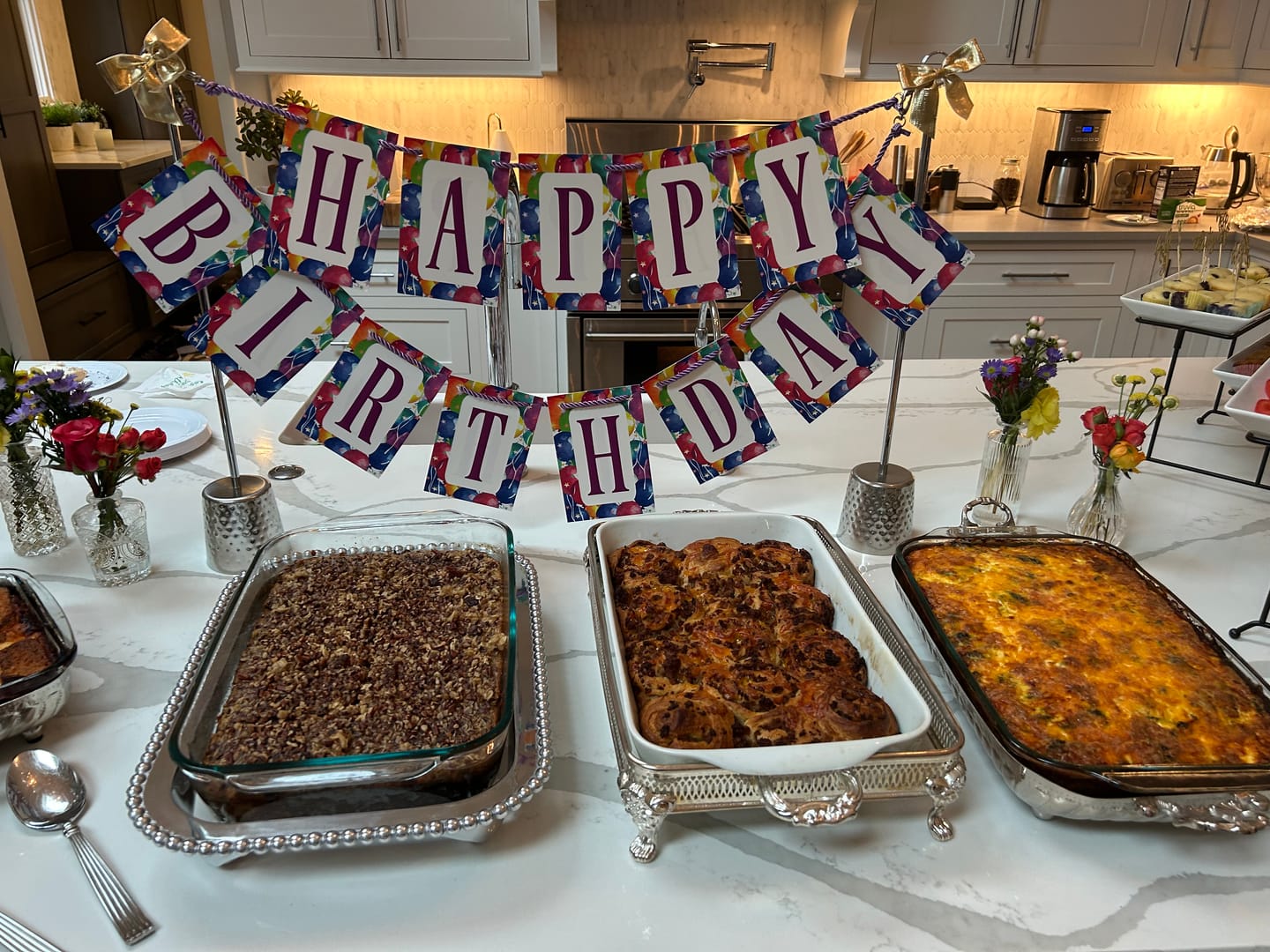 Customer photo review of Balloons Birthday Centerpiece for Table