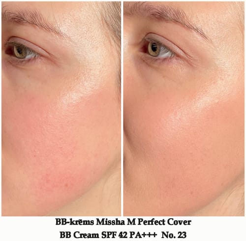 Viktorija B. review of BB-krēms Missha M Perfect Cover BB Cream SPF 42 PA+++ image 1 out of 1