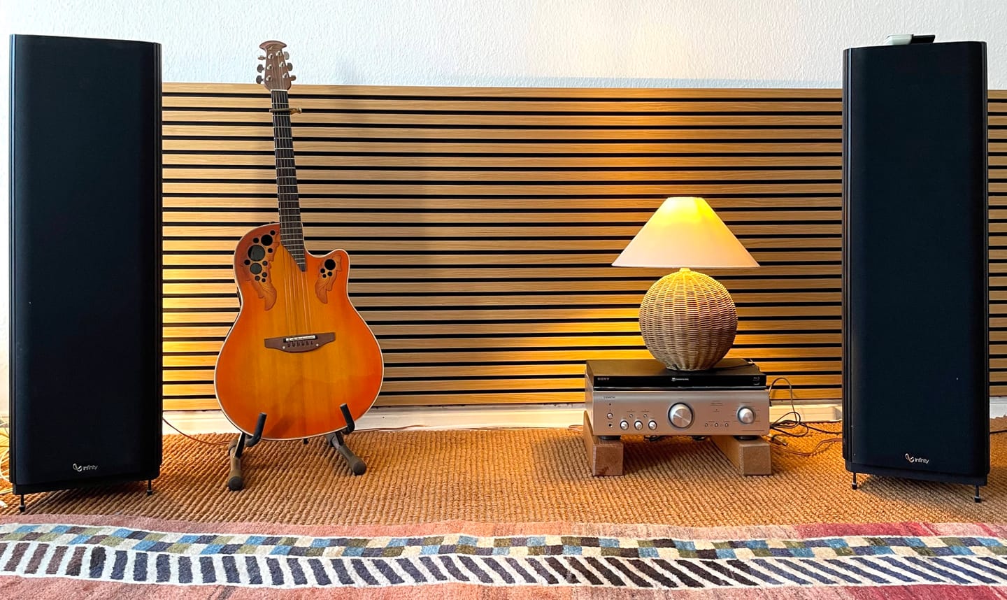 Customer photo review of Akustikpaneele Rustikale Eiche - 300 cm x 60 cm