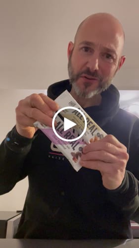 Customer video review of Almond Vanilla Protein Bar 50g x 12 bars