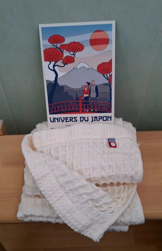 Customer photo review of Serviette Japonaise Visage Imabari