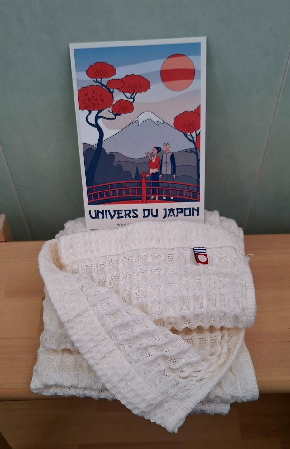 Customer photo review of Serviette Japonaise Visage Imabari