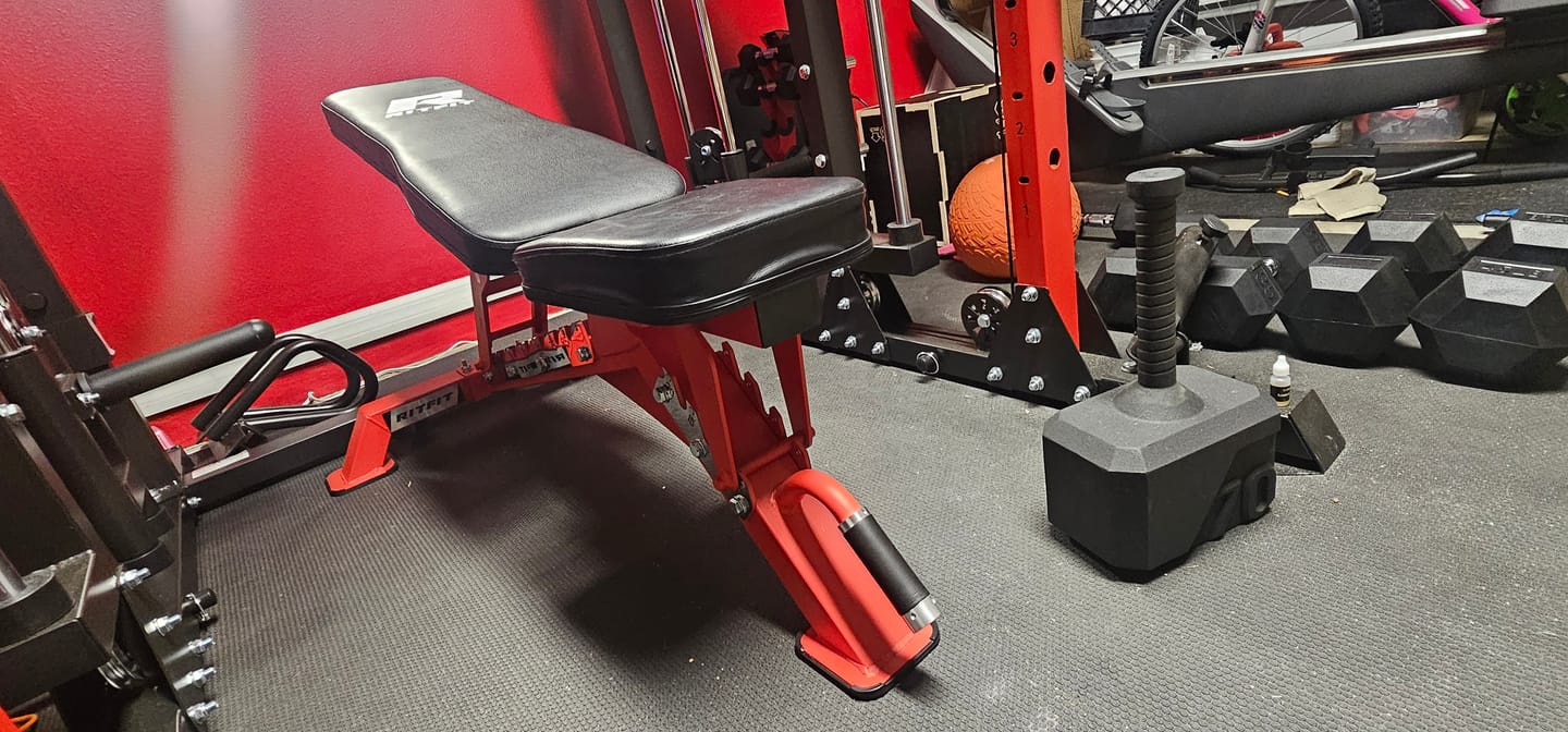Customer photo review of RitFit 1300LB Adjustable Weight Bench BWB01