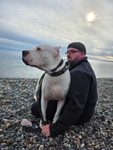 Customer photo review of LOGO FISHERMAN BEANIE.