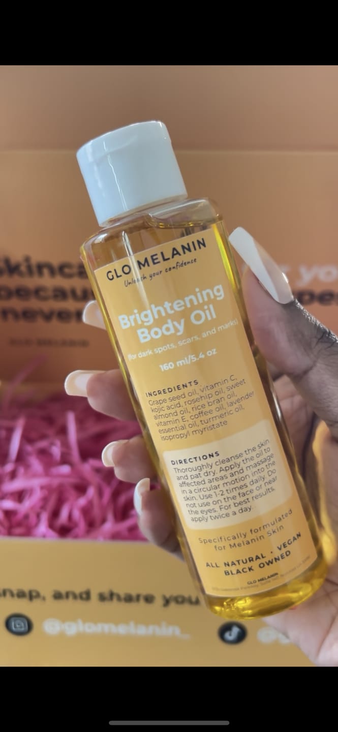 Customer photo review of Brightening Body Oil