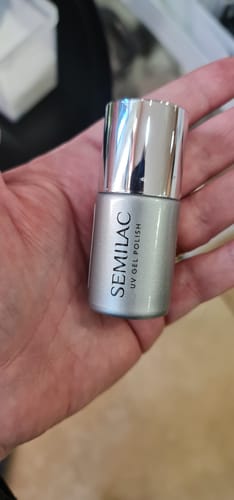 Customer photo review of Semilac Extend Base Coat UV Gel Polish 11 ml