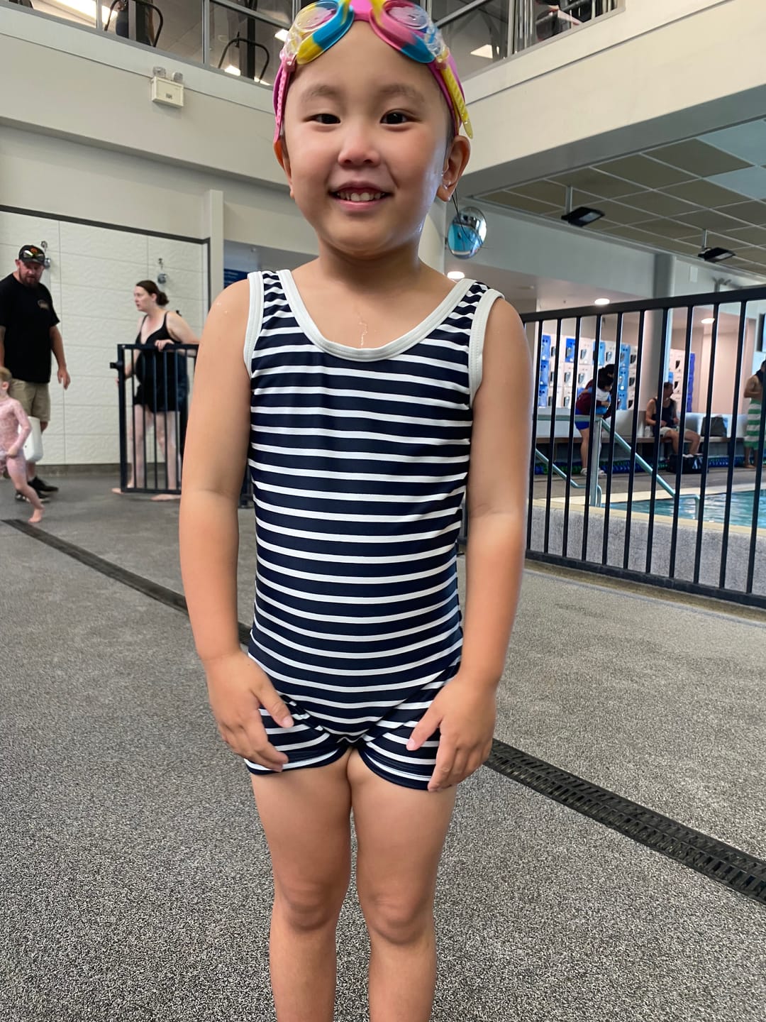 Customer photo review of Girls Vintage Bather Swimsuit