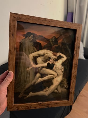 Customer photo review of Dante and Virgil | William-Adolphe Bouguereau | 1850