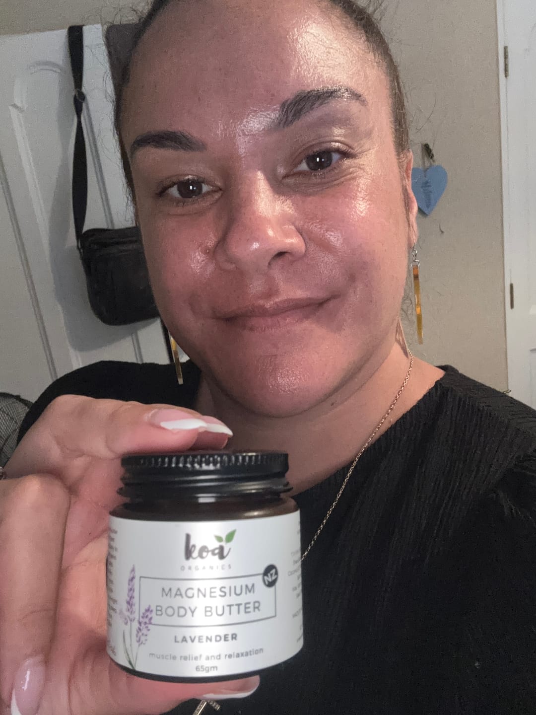 Customer photo review of Magnesium Body Butter with Lavender