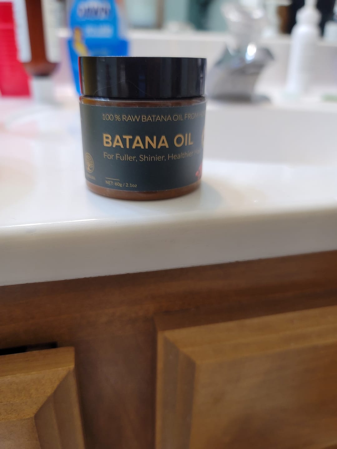 Customer photo review of Batana Oil for Hair