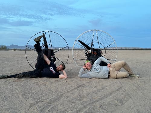 Customer photo review of Beginner Paramotor Training