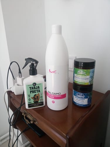Customer photo review of Lola Cosmetics Tarja Preta Queratina Vegetal Spray  250ml