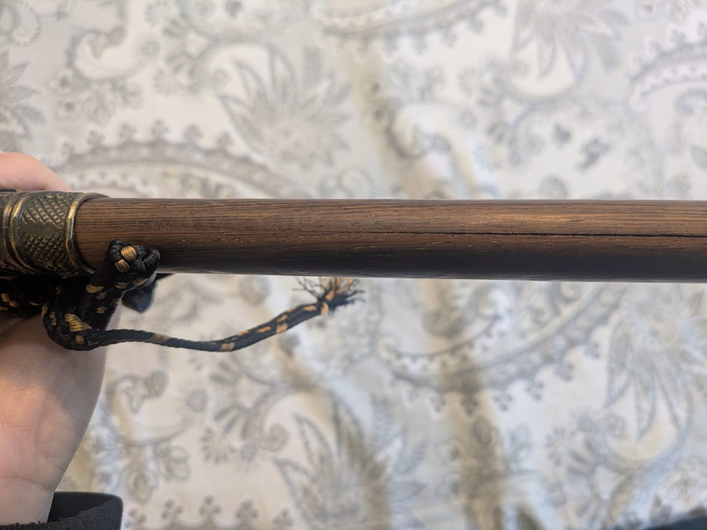 Customer photo review of The Sotoroiya Handmade Katana Spring Steel