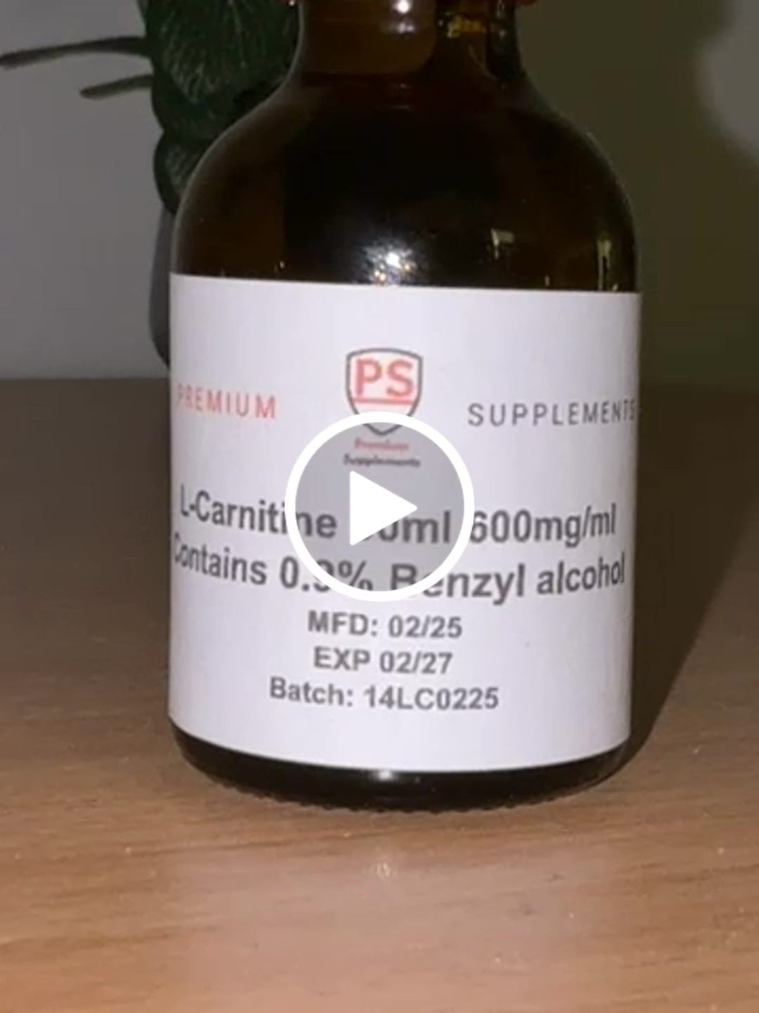 Customer video review of L-Carnitine