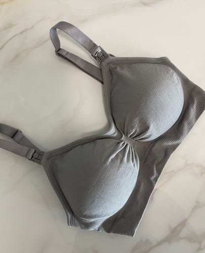 Customer photo review of Lovemère Seamless Nursing Bra