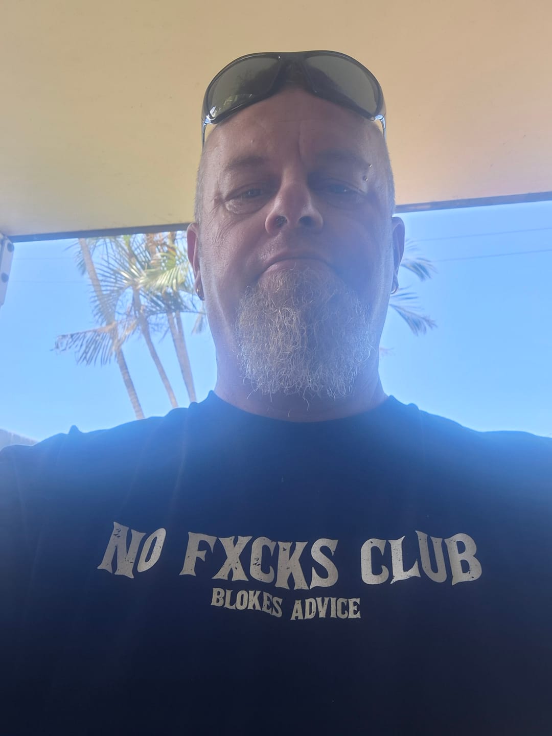 Customer photo review of No FKs Club Tee - Black