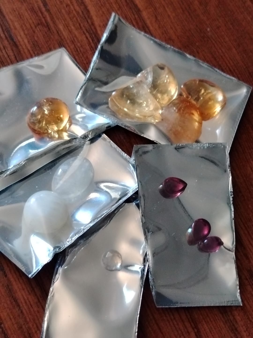 Customer photo review of Piedra Luna Corte Rosa 5 mm