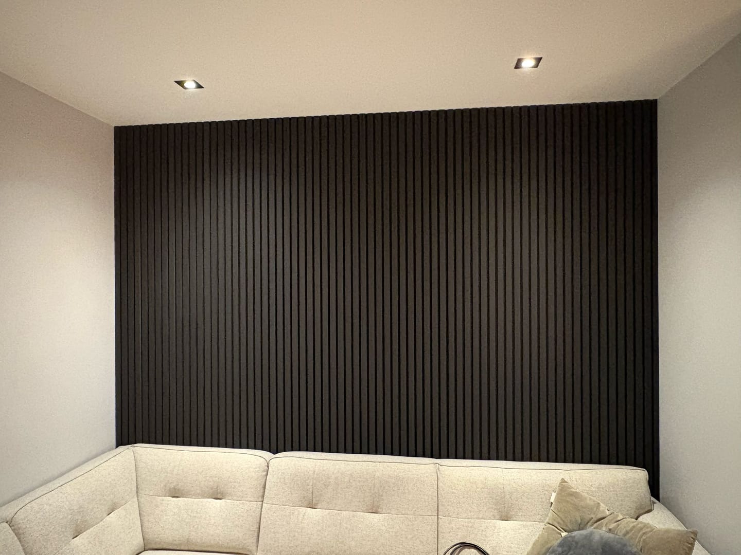 Customer photo review of Wandpaneel 280cm - Standaard - Zwart eiken