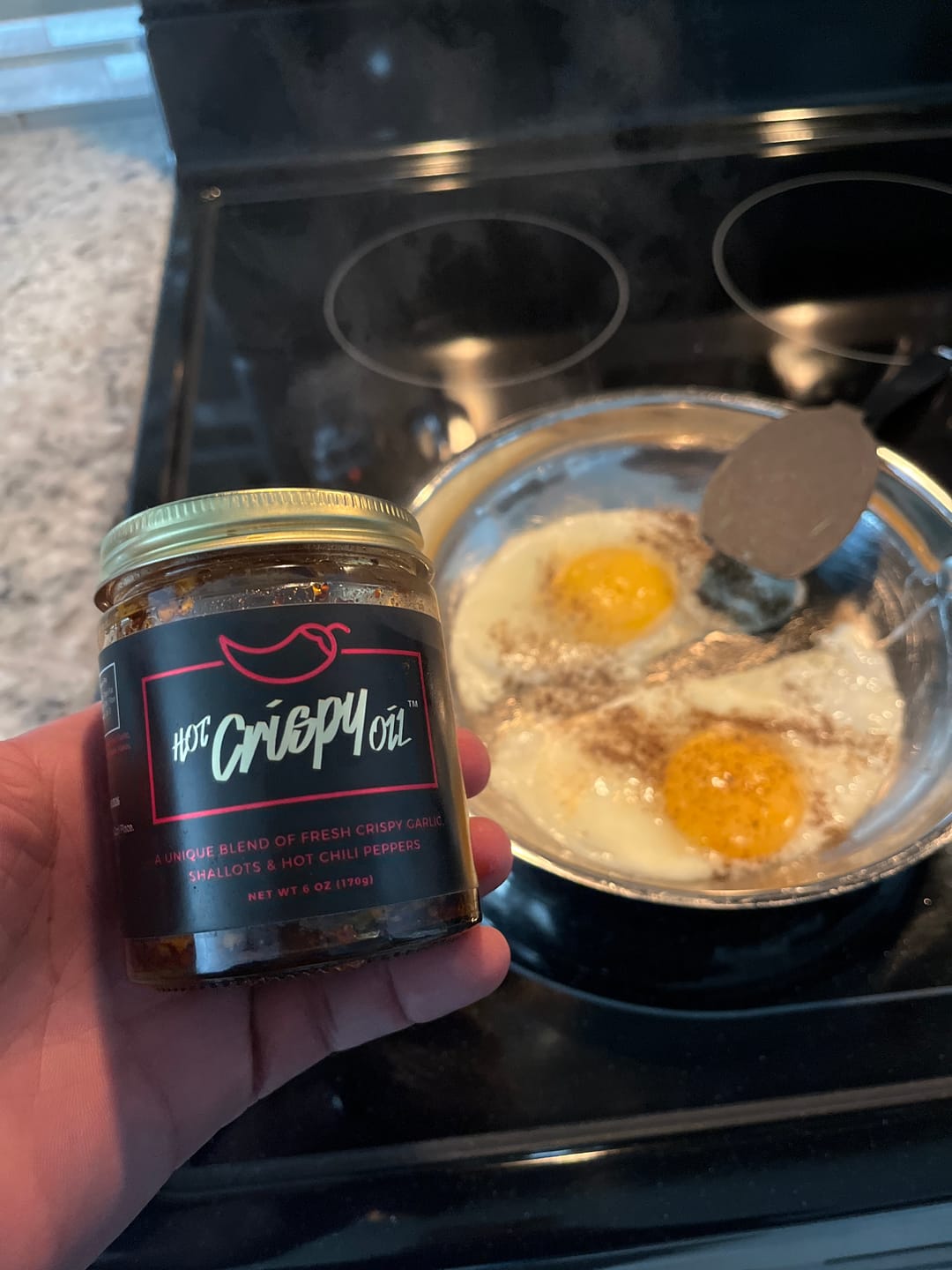 Customer photo review of Hot Crispy Oil - Original