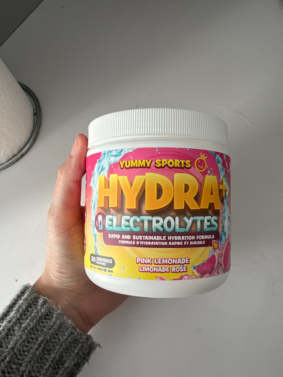 Customer photo review of Yummy Sports - Hydra+Électrolytes 210g