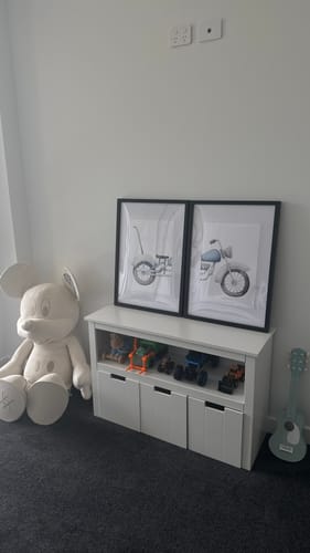 Customer photo review of Motorbike & Name Print
