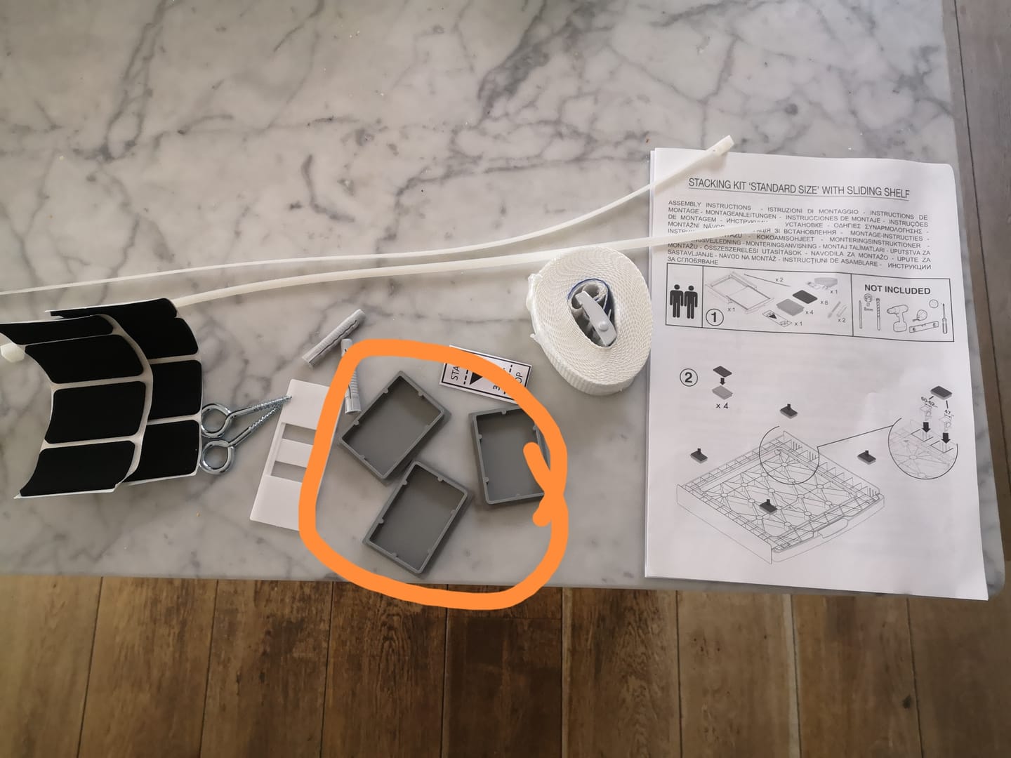 Customer photo review of Hoover Universal Stacking Kit - VIP