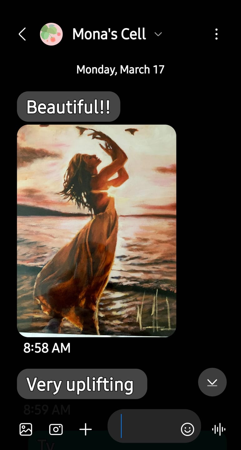 Customer photo review of Sustained By Your Love