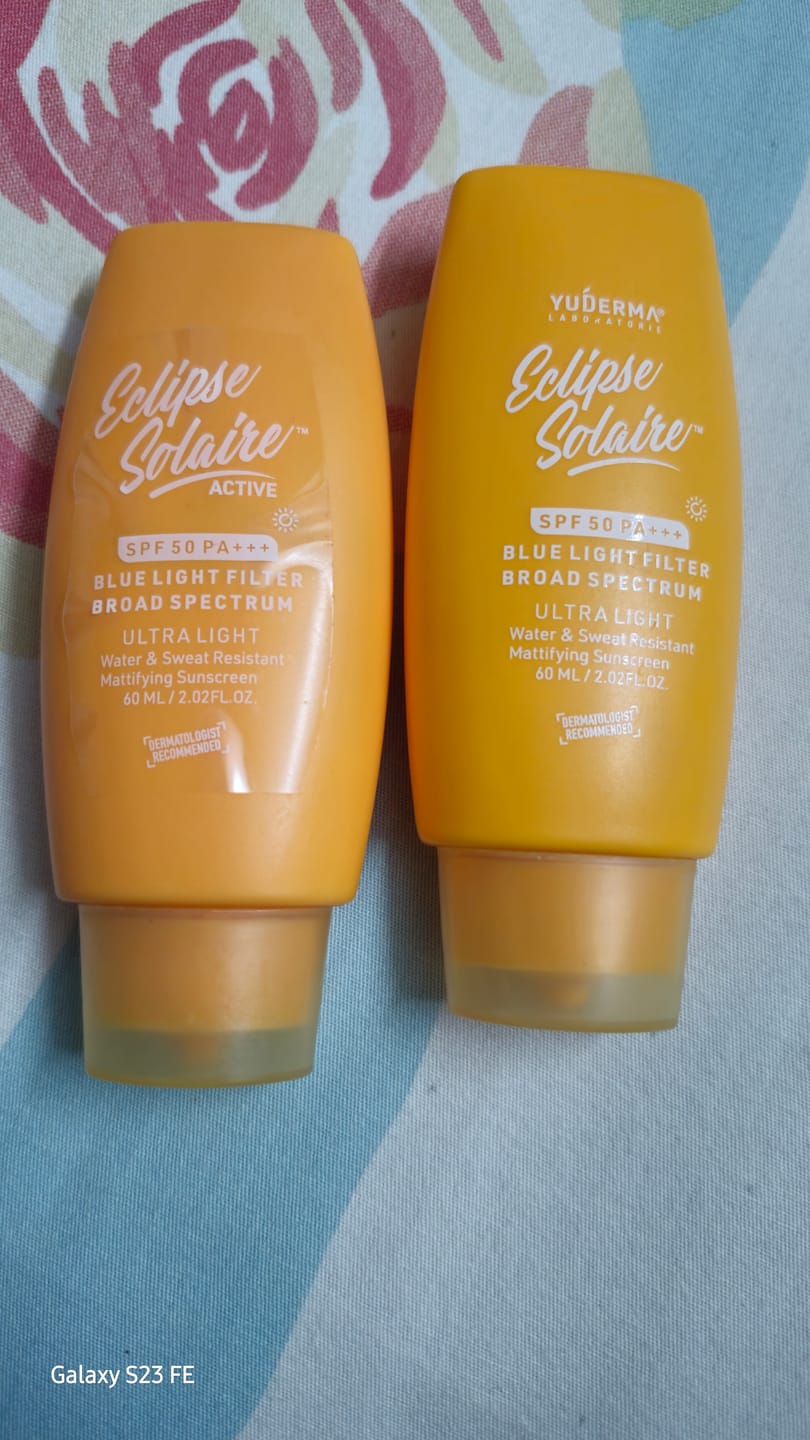 Customer photo review of Yuderma eclipse solaire - 60ml