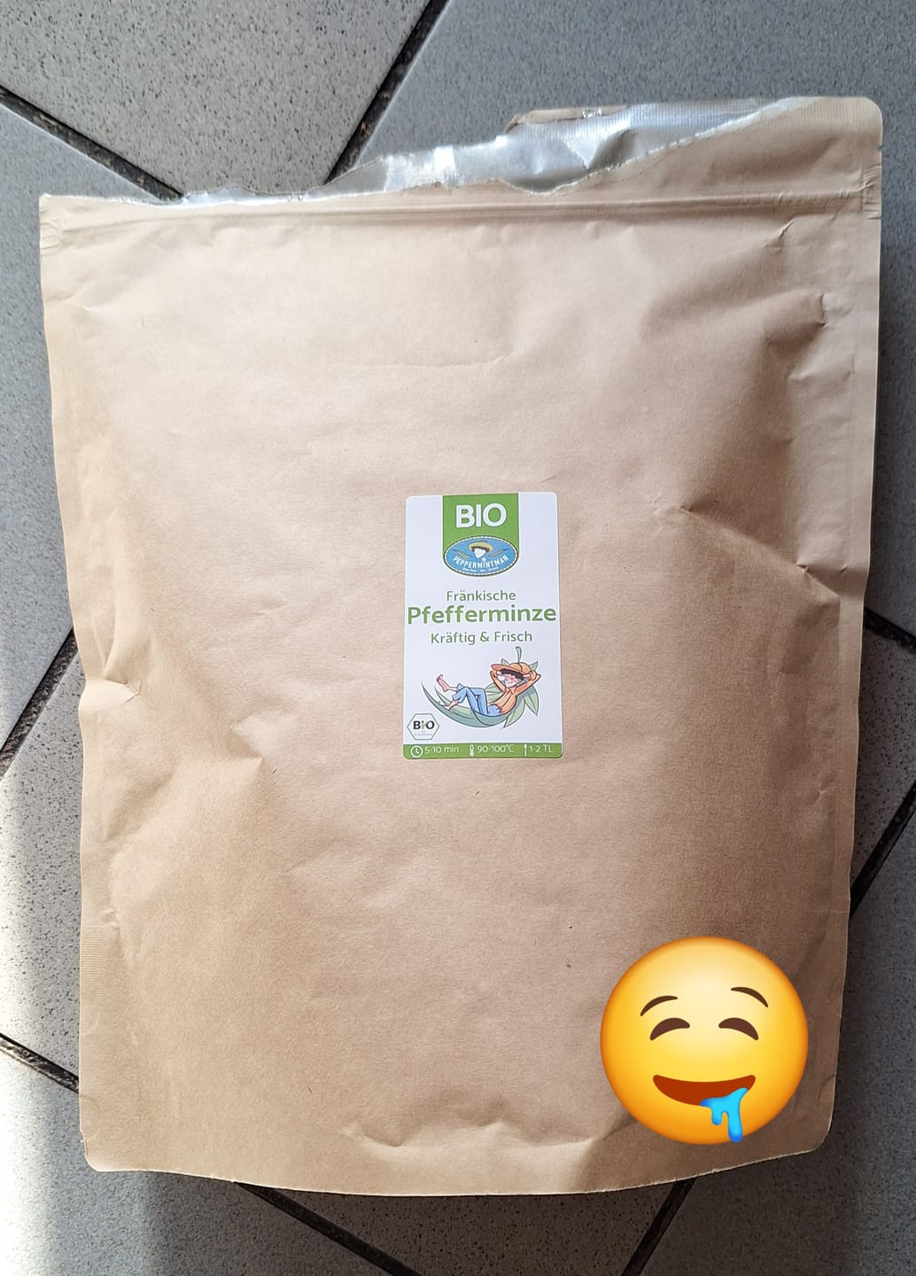 Customer photo review of Bio Fränkische Pfefferminze - Blattkrüll