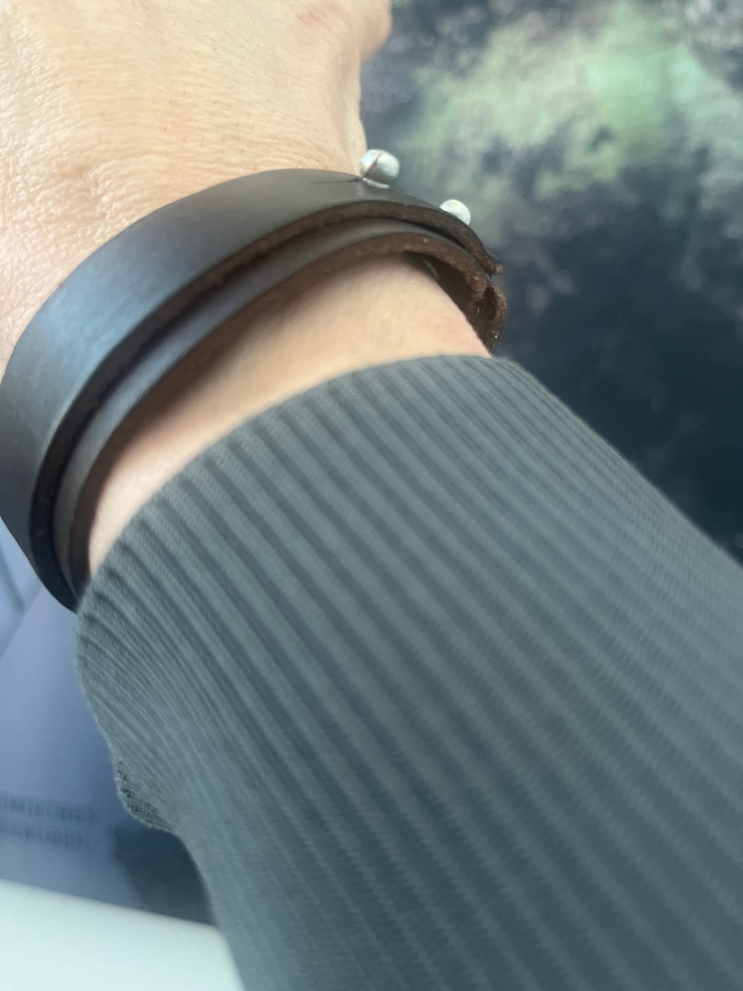 Customer photo review of Lederarmband Merano