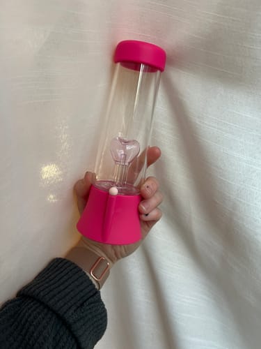 Customer photo review of Bong Percolator Tube - Heart 💗