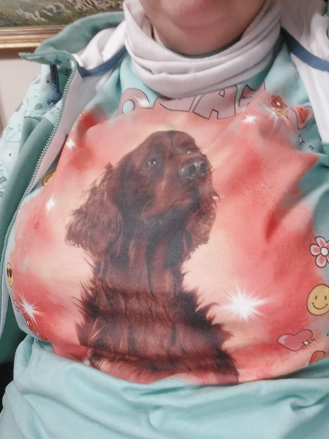 Customer photo review of Dein 90er Foto - Individuelles T-Shirt