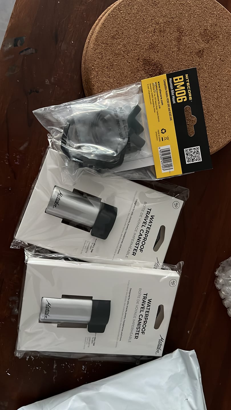 Customer photo review of Waterproof Travel Canister - 40ml