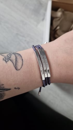 Customer photo review of Armband "Ich bin dankbar."