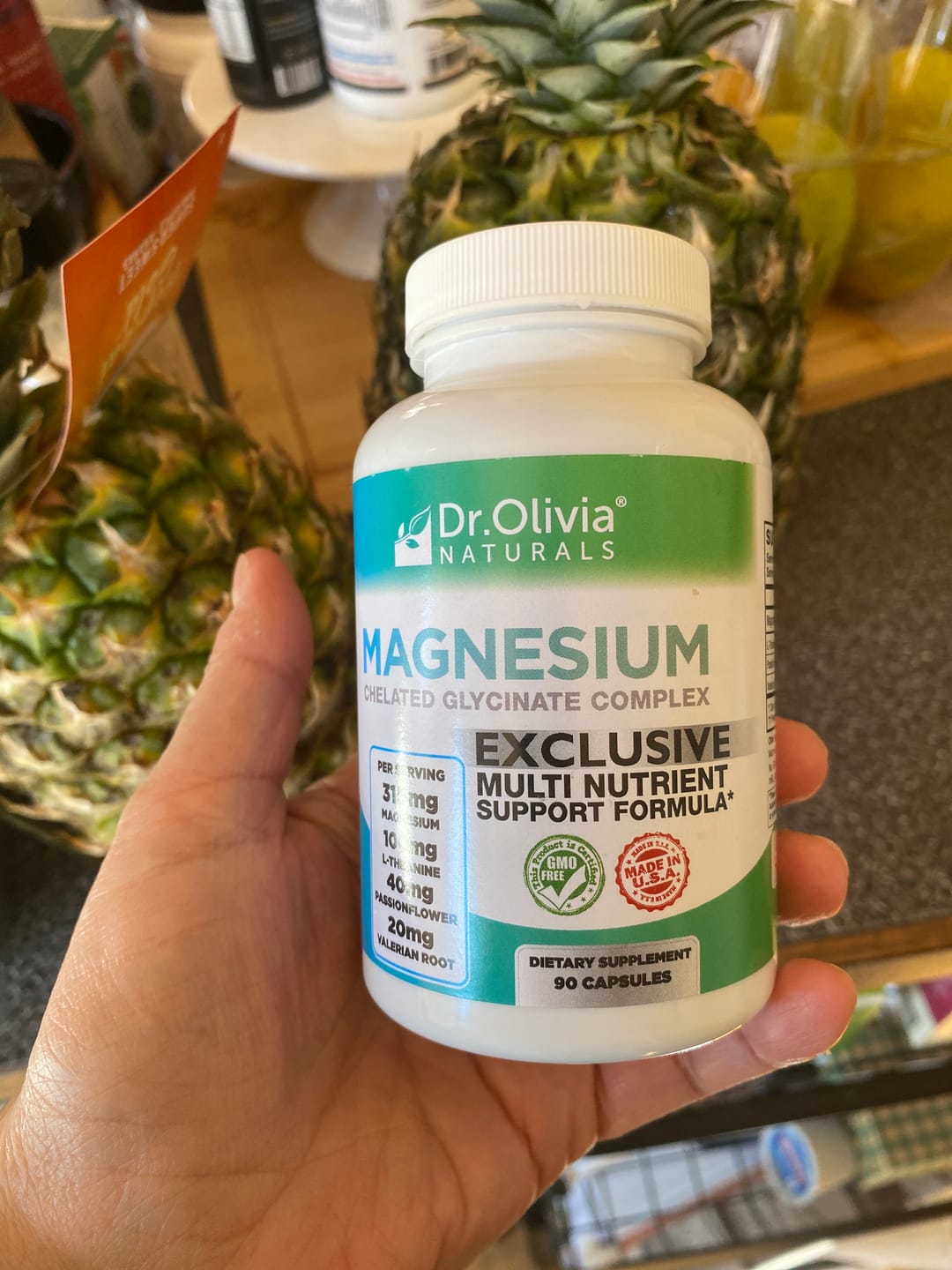 Customer photo review of Magnesium Glycinate - Chelated Complex