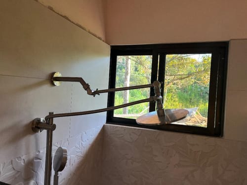 Customer photo review of Adjustable Shower Arm