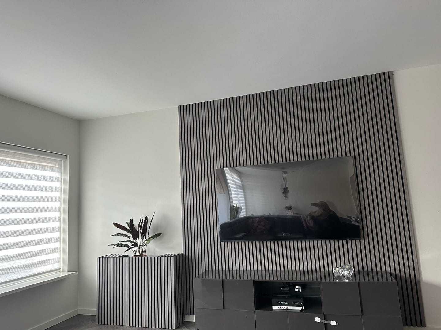 Customer photo review of Wandpaneel 280cm - Standaard - Grijs eiken