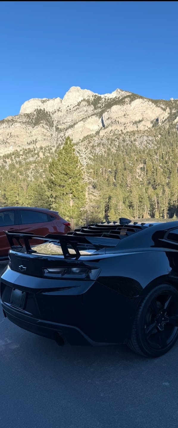 Customer photo review of Camaro Zl1 1LE Conversion Rear Trunk Spoiler High Wing