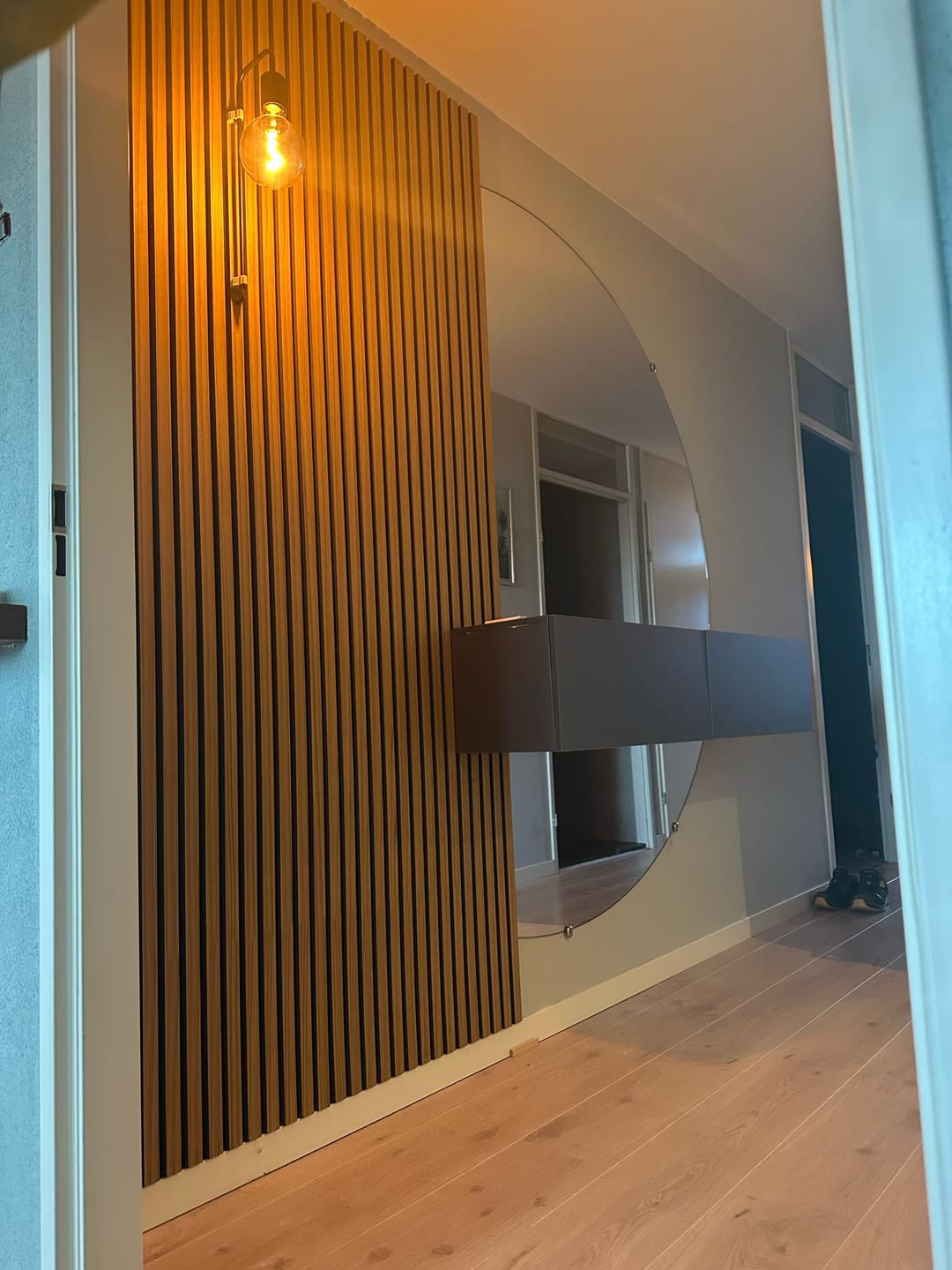 Customer photo review of Wandpaneel 280cm - Standaard - Rustiek eiken