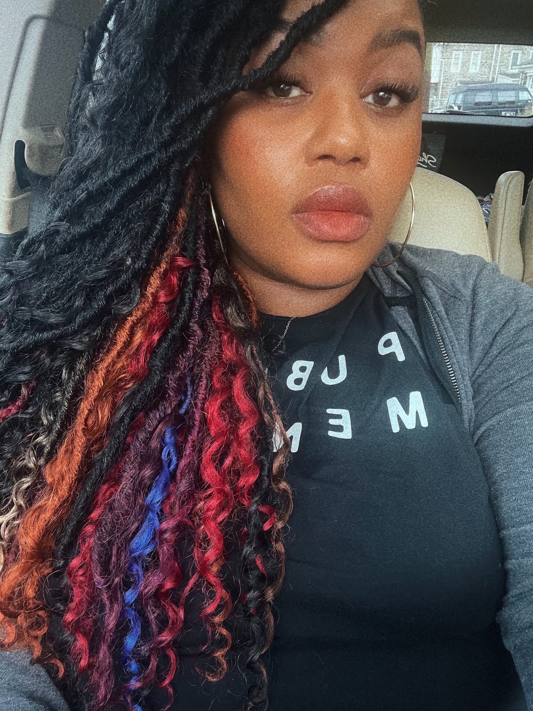 Customer photo review of Freetress Pre-Looped Crochet Braid - BOHO HIPPIE LOC 20"