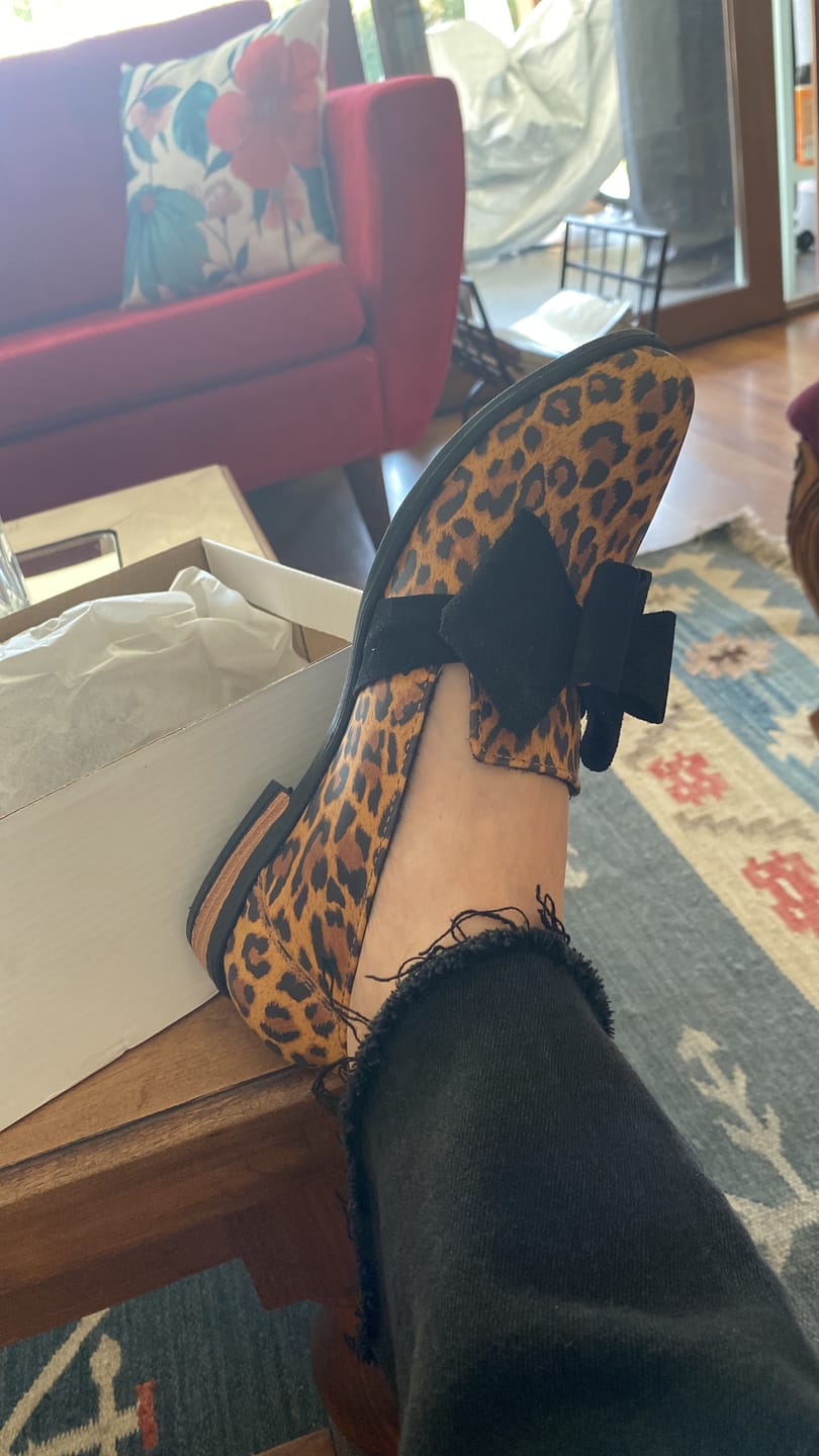 Customer photo review of Mocasín Rosita Amatista