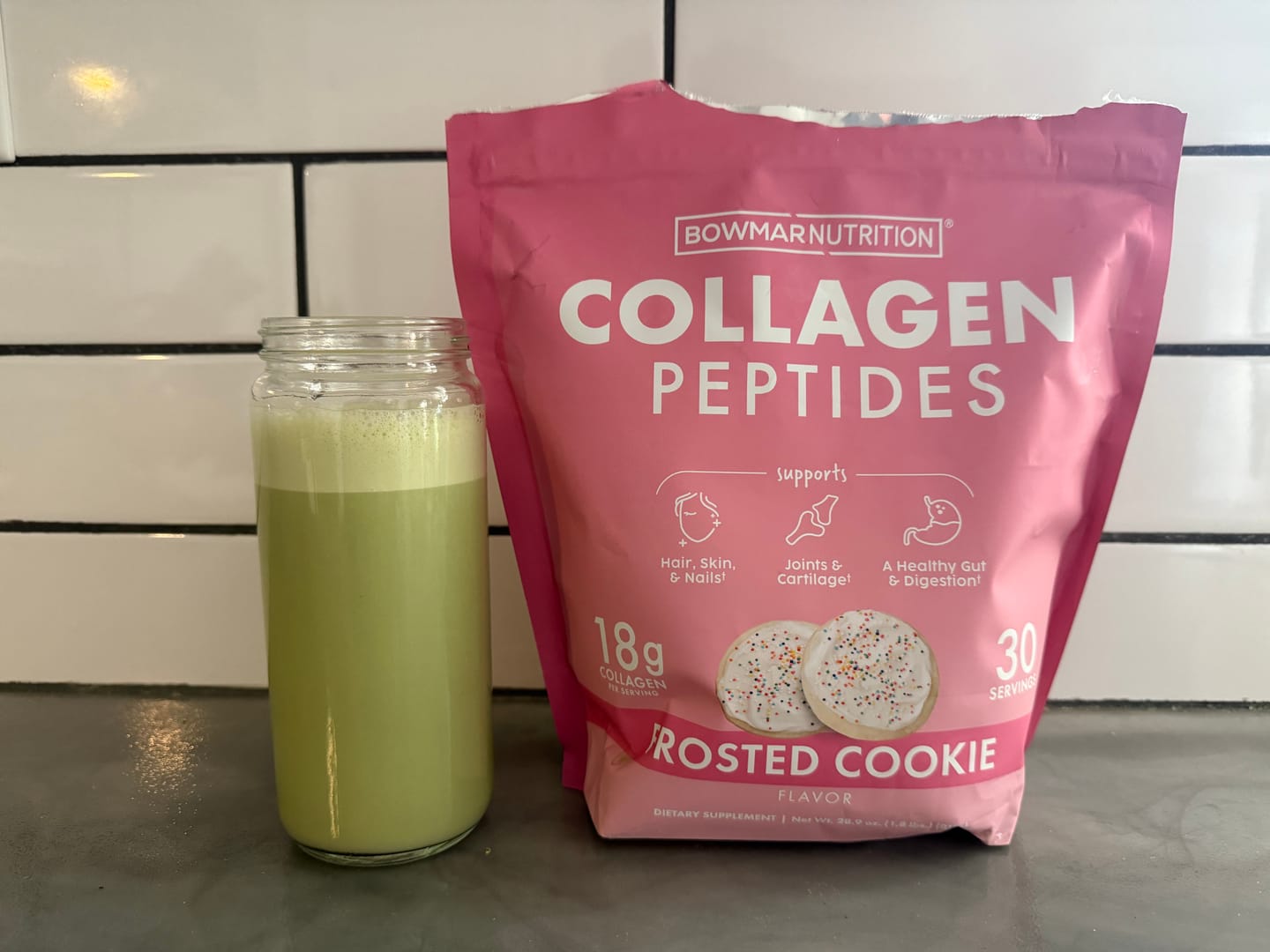 Customer photo review of Flavored Collagen