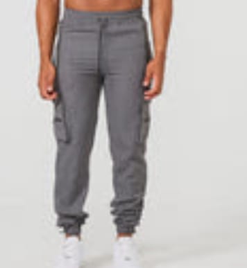 Customer photo review of Charcoal Cargo Pants V2