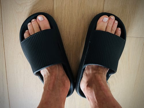 Customer photo review of Orthopädischer Hausschuh Cloudly™